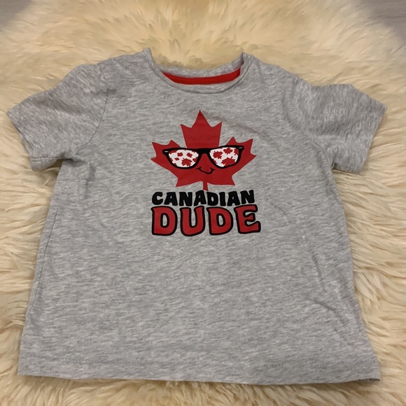Toddler Canada T-Shirts in 3T and 4T Gray & Red - Picture 6 of 9